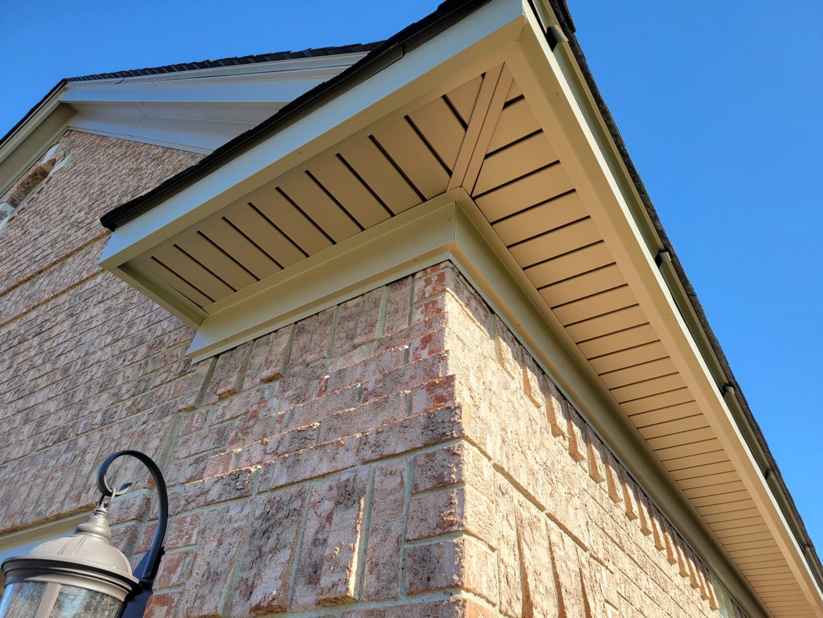 New soffit and fascia